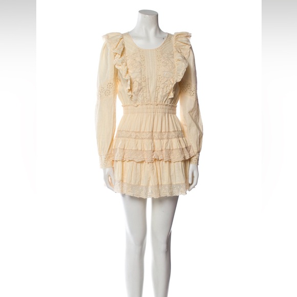 loveshackfancy santorini long sleeve scoop neck mini dress
perfect condition - Picture 1 of 3